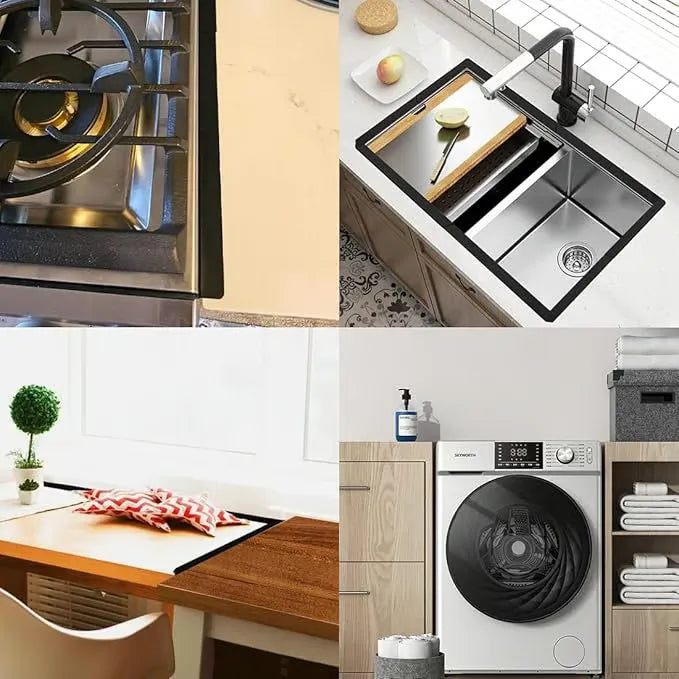 CleanLine™ El secreto para una cocina sin mugre entre la estufa y la encimera.