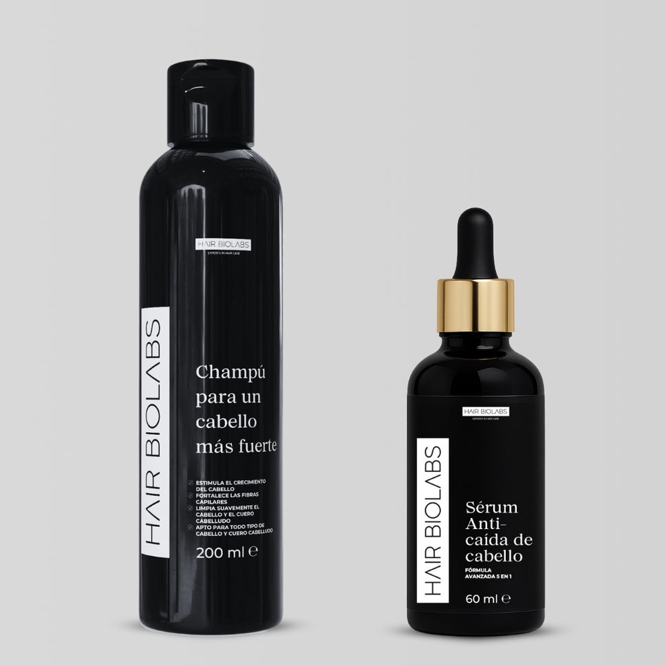SUPER COMBO: Serum Anticaida Capilar + Shampoo Fortalecedor de Foliculos