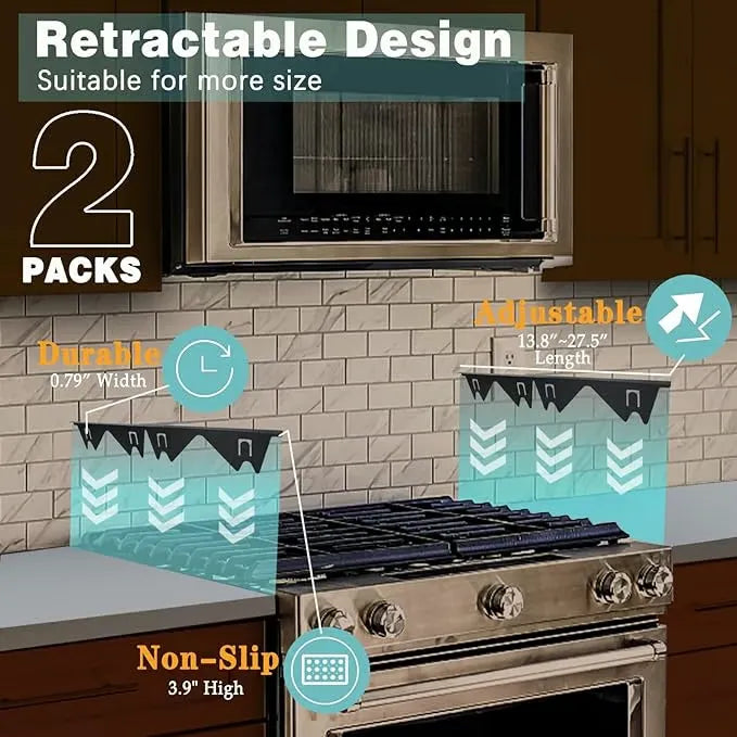 CleanLine™ El secreto para una cocina sin mugre entre la estufa y la encimera.