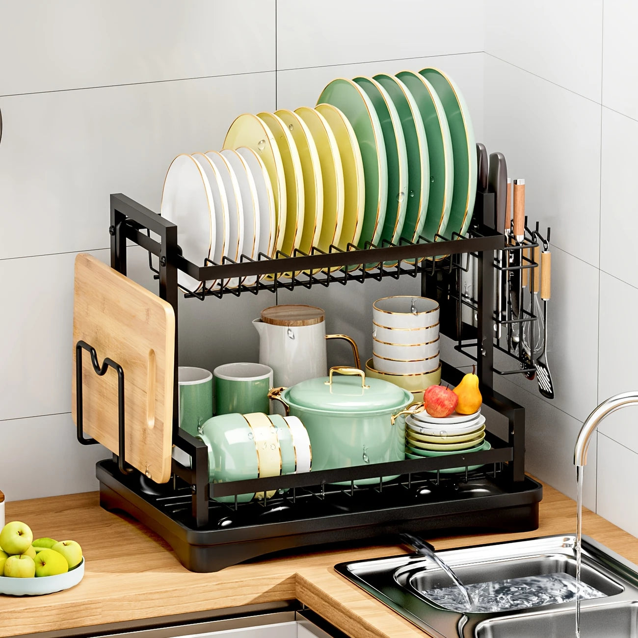 CocinaOrden- El organizador ideal que transforma tu fregadero en un espacio funcional y limpio.