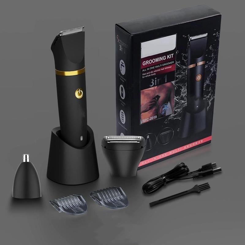 ProAfeitado™-Tecnología 3 en 1 para una experiencia de afeitado profesional en casa.