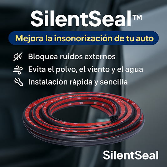 SilentSeal™- insonoriza tu carro hasta un 93.7% con esta goma de 5 metros.