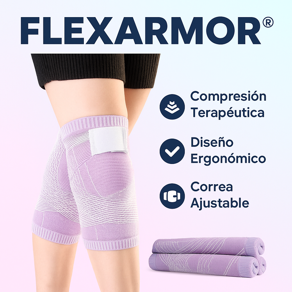 FlexArmor™- Compresión inteligente que protege y potencia tus músculos en cada movimiento.
